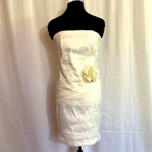 White formal dress
